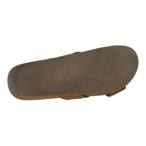 Birdies Leather Robin Caramel Slide Sandals - Picture 5 of 6